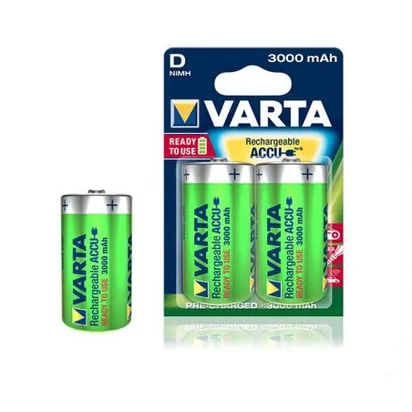 Pilas Recargable Varta D 3000 mAh