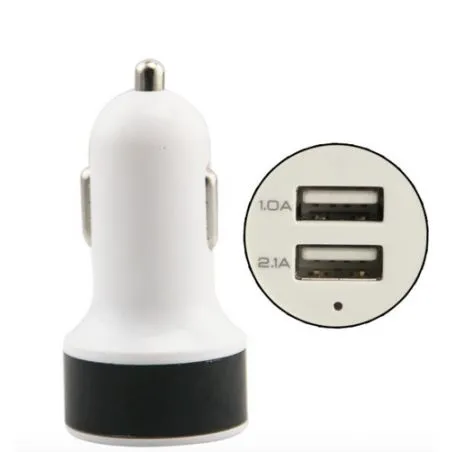 Adaptador de coche USB con 2 salidas