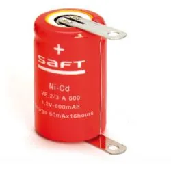 Saft 1.2V 600mah (1/2A 2/3A)