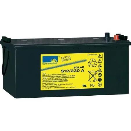 Batería 12V 230Ah Sonnenschein