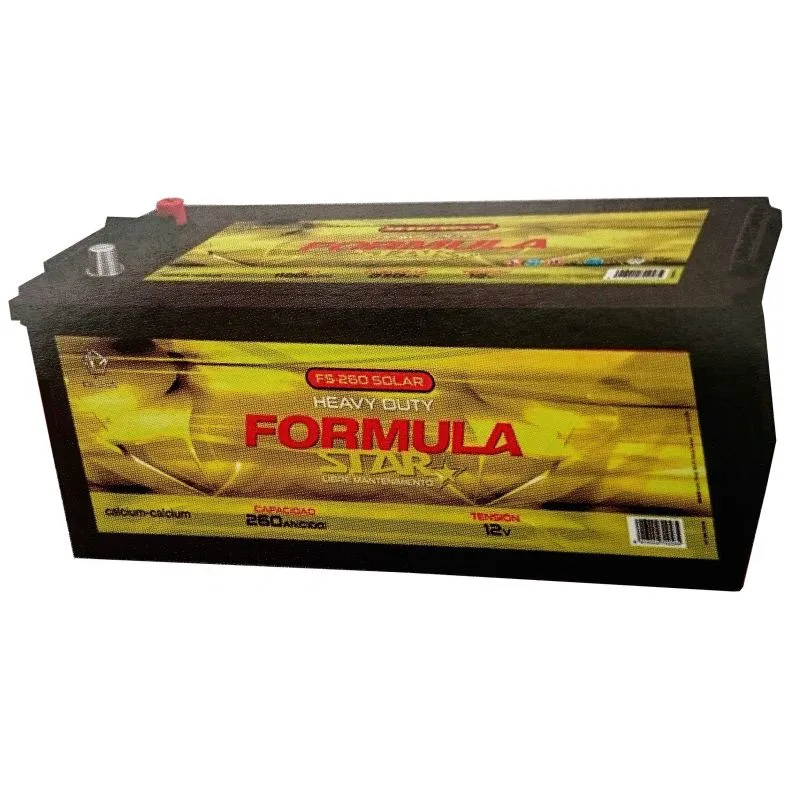 Batería Plomo AGM 12V 260Ah Formula Star Solar FS260-Solar