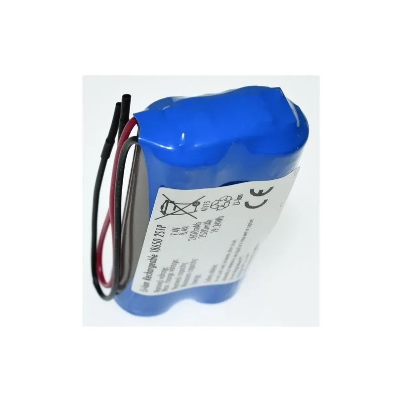 Pack Baterías Litio 18650 7.4V 2600mAh