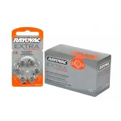 Pilas audifono Rayovac 13 (Pack 60 pilas)