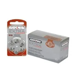 Pack 60 Pilas Rayovac 312