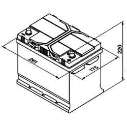 Batería Varta E23 70Ah