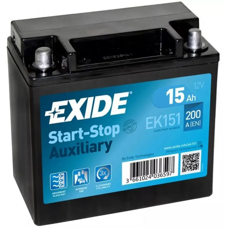 Exide Auxiliar EK151