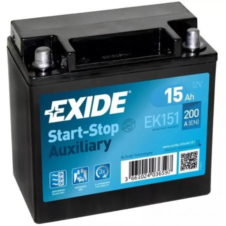 Exide Auxiliar EK151