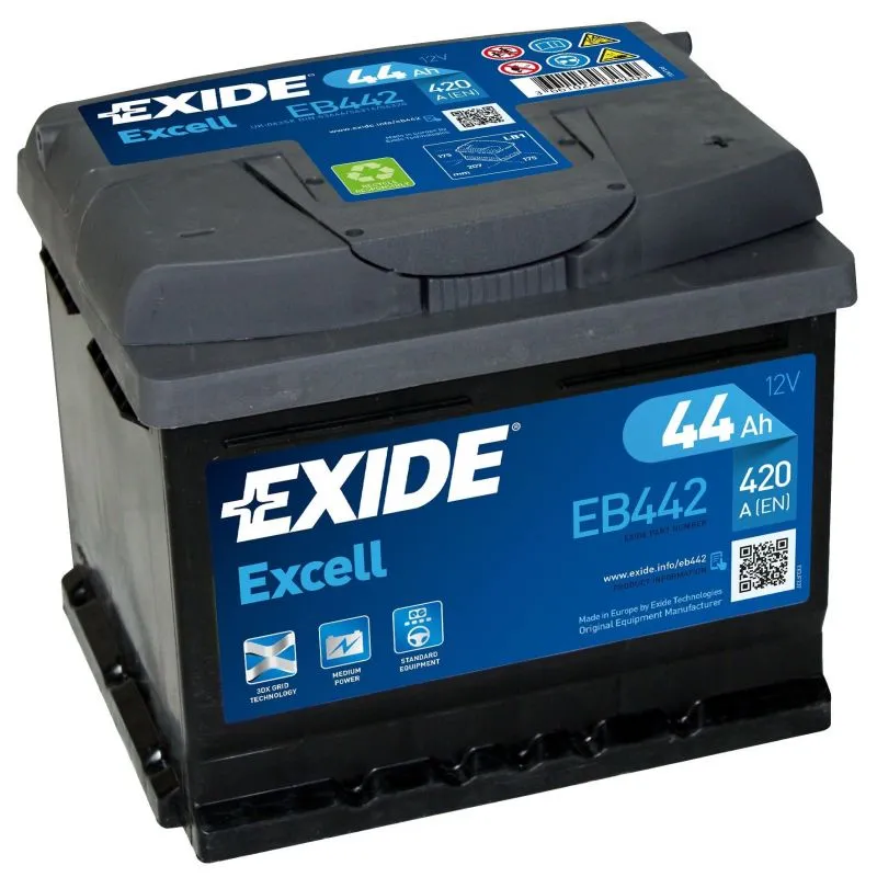 Batería Exide Excell EB442