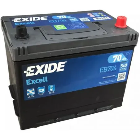 Batería Exide Excell EB704