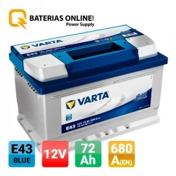 Batería Varta E43 72Ah