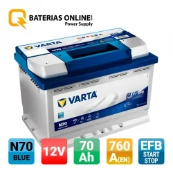 Batería Varta N70 70Ah