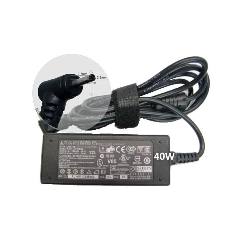 Cargador Asus 19V 40W 2.5-0.7mm