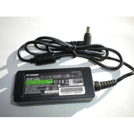 Cargador Sony Vaio 19.5V 30W 6.5-4.4mm