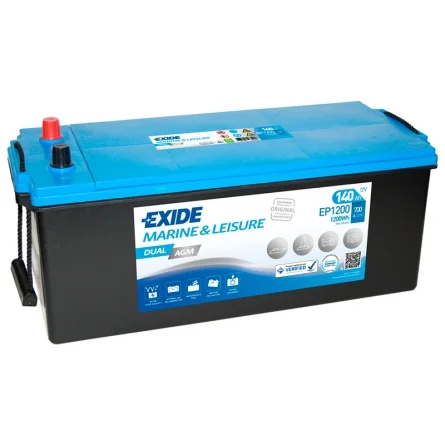 Batería Exide EP1200 Dual AGM 140Ah