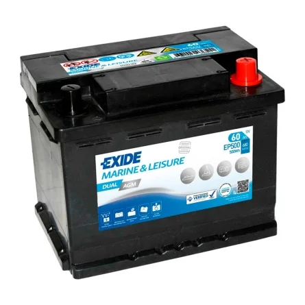 Batería Exide EP500 Dual AGM 60Ah