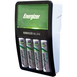 Cargador pilas recargables Energizer Maxi con 4 Pilas AA 2000mah