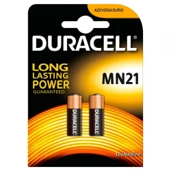 Pilas Alcalinas Duracell MN21 Long Lasting Power (2 Unidades)