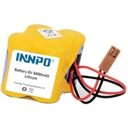 Batería Litio + Conector A068-6114-K504 PLC 6V 4400mAh