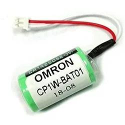 Batería Litio CP1W-BAT01 (Pila + Conector) para Controlador Lógico Programable (PLC) 3V - 850mAh Omron Serie CP1