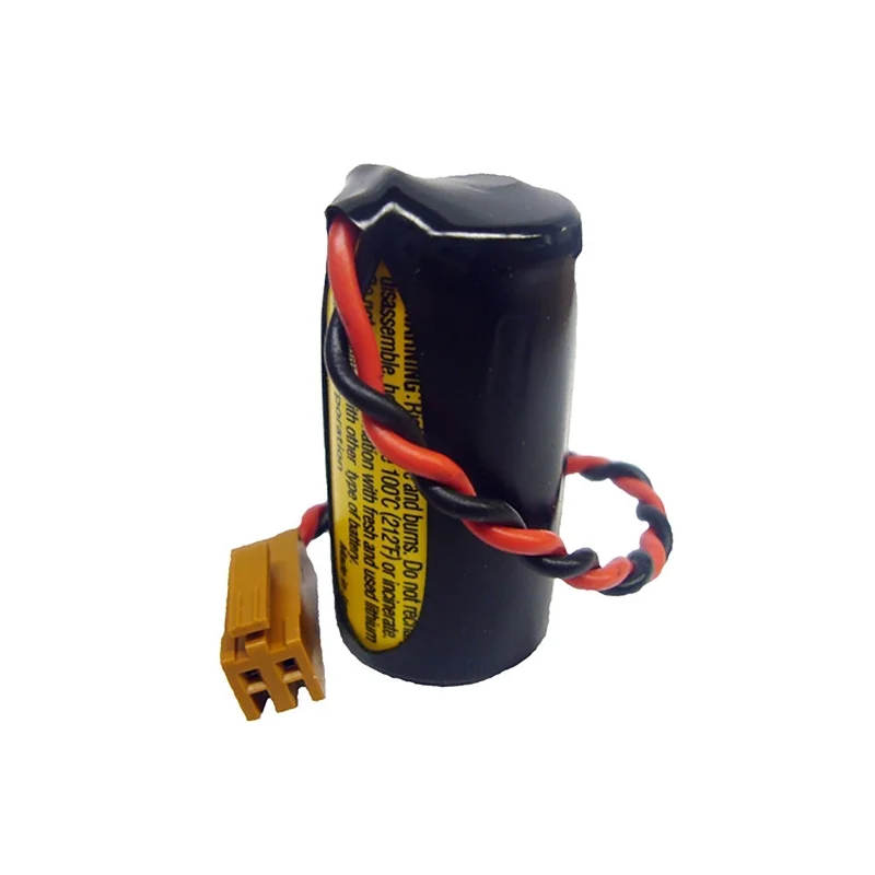 Pila Li-Ion + Conector para Batería GE Fanuc A02B-0177-K106 y Controlador Lógico Programable (PLC) 3V - 2000mAh