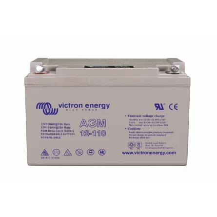 Batería de Plomo-Ácido AGM 12V 110Ah Victron Cíclica