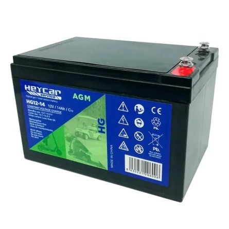 Batería Plomo-Ácido AGM 12V 14Ah GEL Híbrido