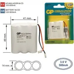 Batería Teléfono inalámbrico T110 3.6V 600mAh