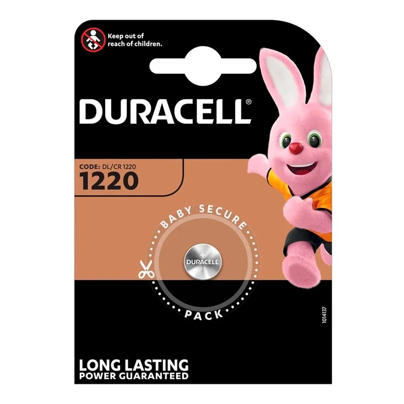 Pilas de Botón Litio Duracell 1220 (1 Unidad)