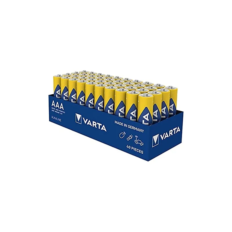 Pilas Varta Industrial Pro AAA LR3 (40 Unidades)