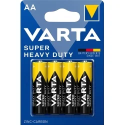 Pilas Zinc-Carbono Varta AA Super Heavy Duty (4 Unidades)