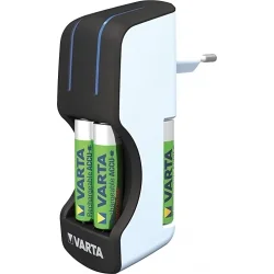 Cargador de bolsillo Varta de pilas recargables AA, AAA Ni-Mh