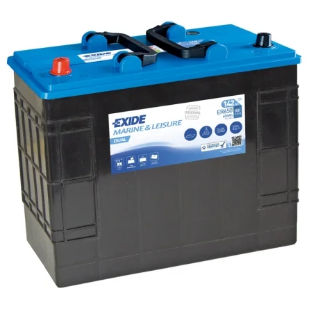 Batería Exide Dual ER650 142Ah