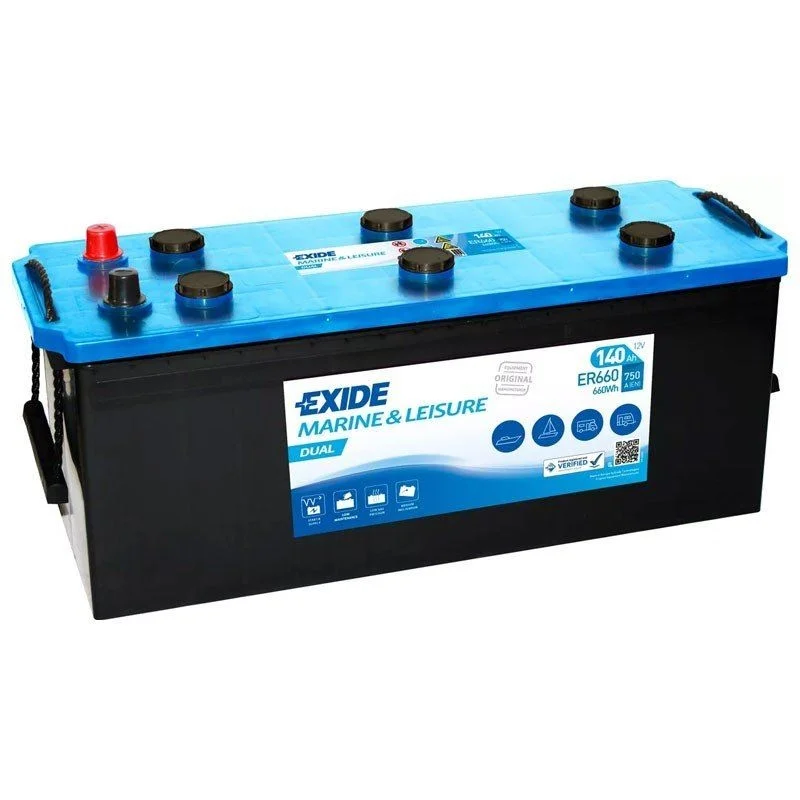 Batería Exide ER660 Dual 140Ah