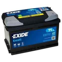 Batería Exide Excell EB712