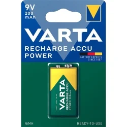 Pilas Recargable Varta 9V 200 mAh