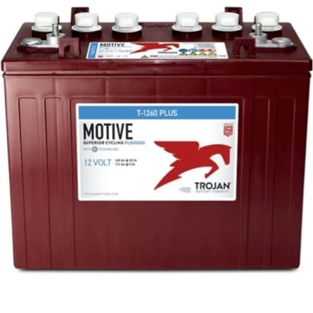 Batería Plomo 12V 140Ah Trojan Motive T-1260 Plus