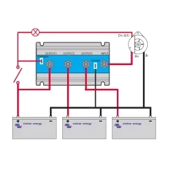 Separador de Batería Victron Argofet 100-3 para 3 Baterías de 100A