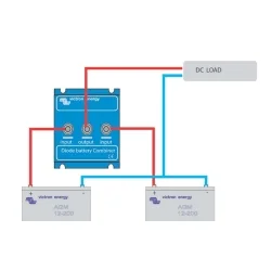 Combinador de Baterías de Diodos Victron Argodiode BCD 402 - 2 Baterías de 40A