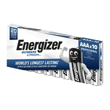 Pilas Litio Energizer Ultimate Lithium AAA (10 Unidades)