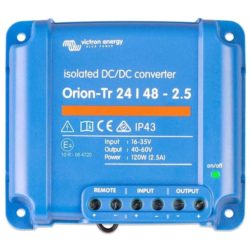 Convertidor DC-DC Aislado Victron Orion-Tr 24-48 2.5A (120W)