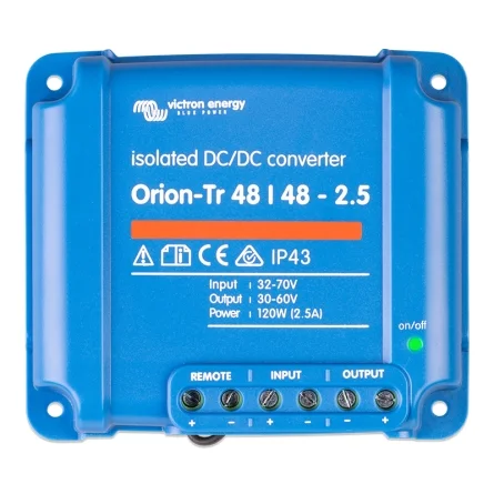 Convertidor DC-DC Aislado Victron Orion-Tr 48-48 2.5A (120W)