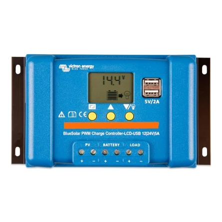 Regulador de Carga Victron BlueSolar PWM-LCD & USB 12/24V 5A