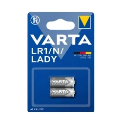 Pilas Alcalinas Varta LR1 N LADY Alkaline Special (2 Unidades)