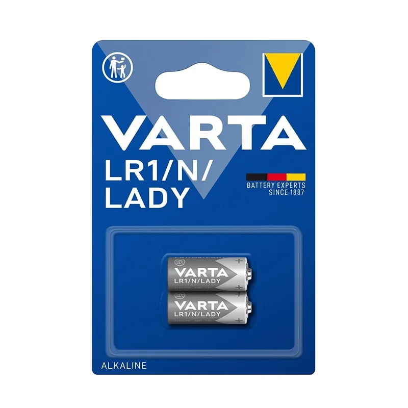 Pilas Alcalinas Varta LR1 N LADY Alkaline Special (2 Unidades)