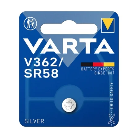 Pilas de Botón Óxido de Plata Varta V362 SR58 (1 Unidad)