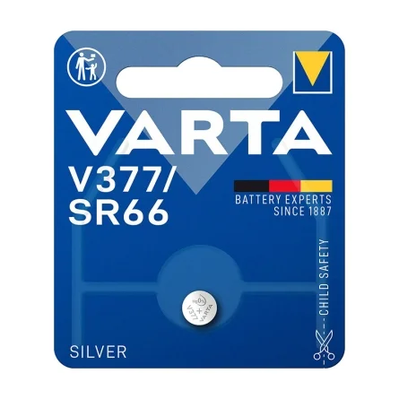 Pilas de Botón Óxido de Plata Varta V377 SR66 (1 unidad)