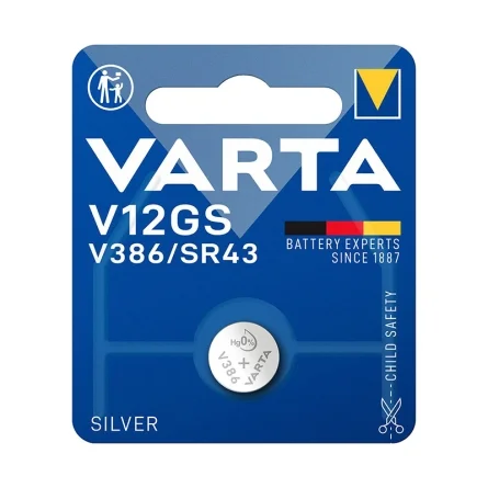 Pilas de Botón Óxido de Plata Varta V12GS V386 SR43 (1 unidad)