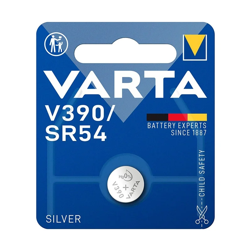 Pilas de Botón Óxido de Plata Varta V390 SR54 (1 Unidad)