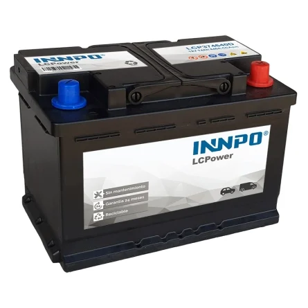 Batería INNPO LCPower 74Ah 640A