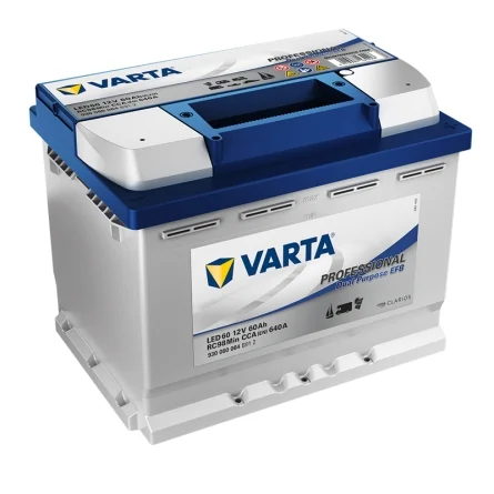 Batería Varta LED60 60Ah Professional Dual Purpose EFB